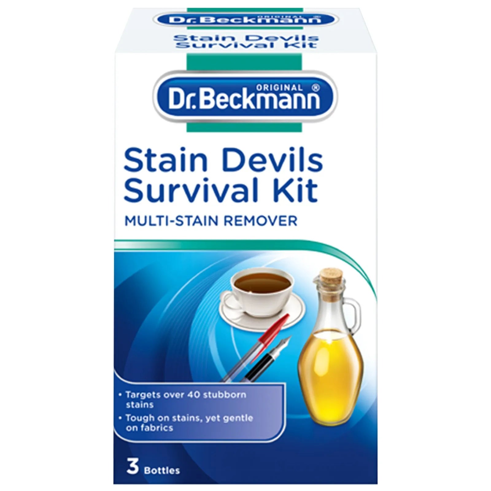 Best Dr Beckmann Stain Devils Survival Kit 3 Bottles | High Quality Cleaning Product Online - Product Image Best Dr Beckmann Stain Devils Survival Kit 3 Bottles | High Quality Cleaning Product Online - Product Image